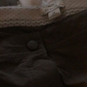 L.L. Bean Stretch Cropped Capri Pants Sz 14 Large